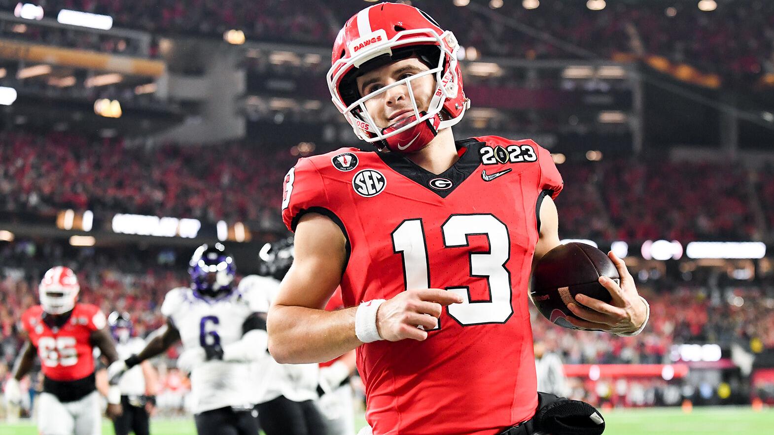 Georgia Bulldogs quarterback Stetson Bennett